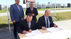 Podpisanie umowy na dwujezdniową drogę z Rdzawki do Nowego Targu