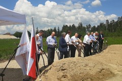 Wbicie pierwszej łopaty na budowie drogi DK47 Rdzawka-Nowy Targ
